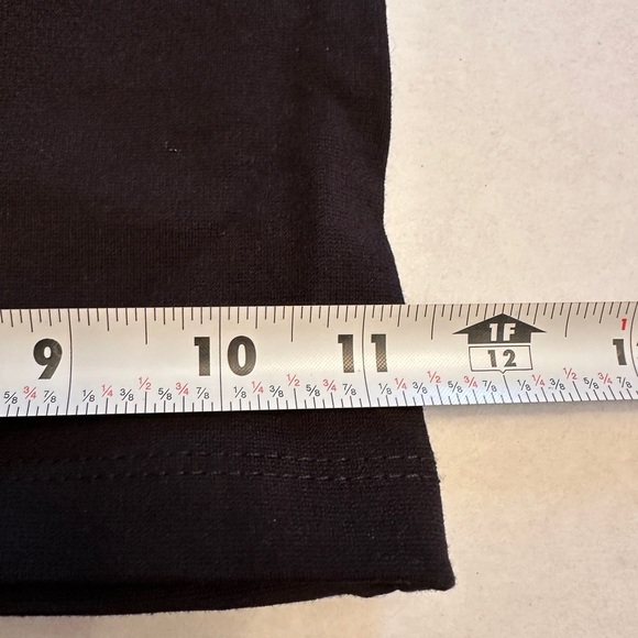 Brigitte Brianna Sexy Modest Size M Women’s Pants Black Wide Leg Zip Back - Picture 9 of 10